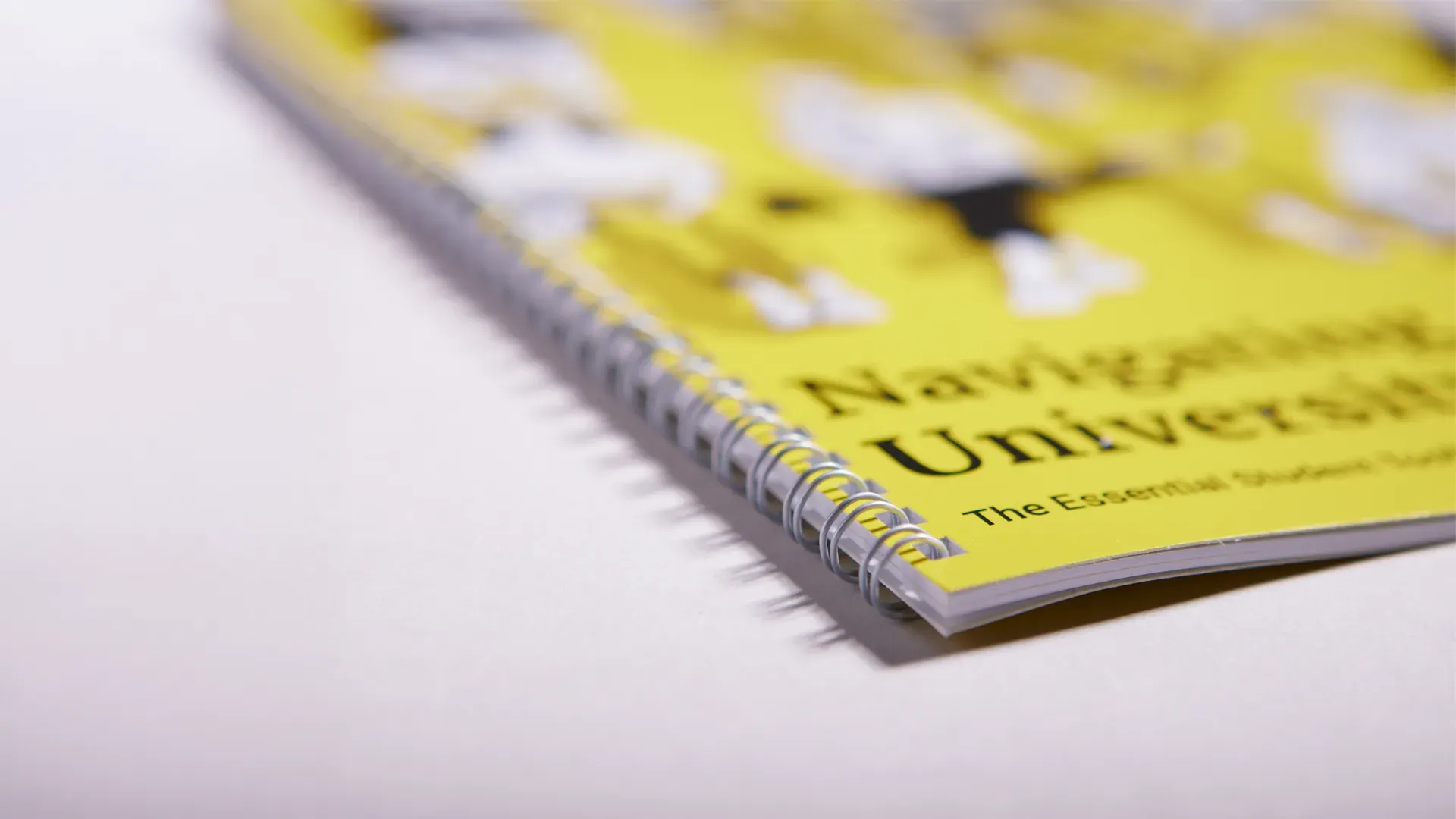 Wiro-bound notebook mockup