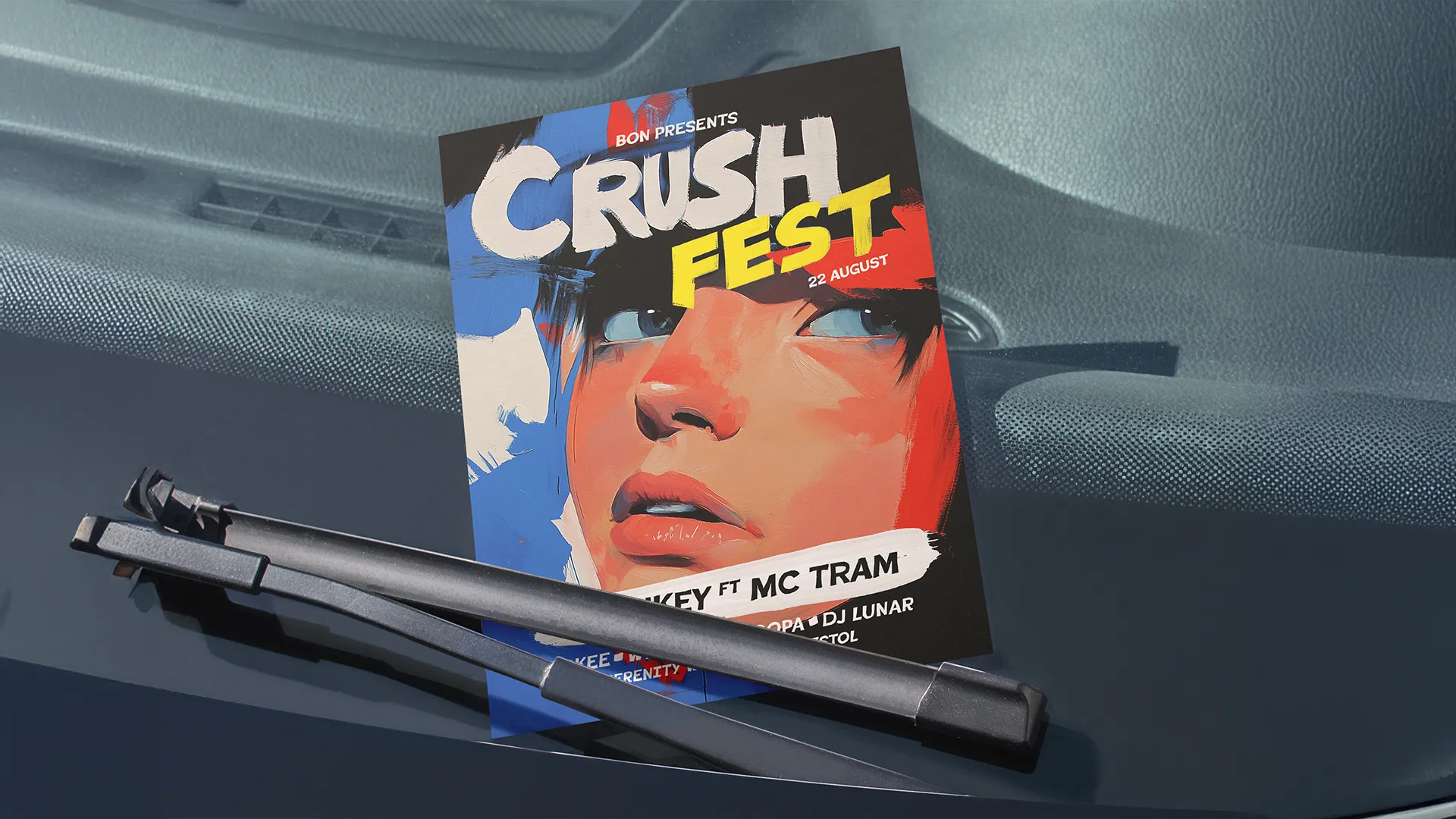 Flyer design mockup