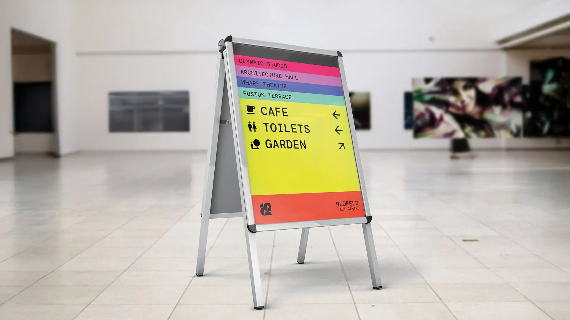 Outdoor signage design