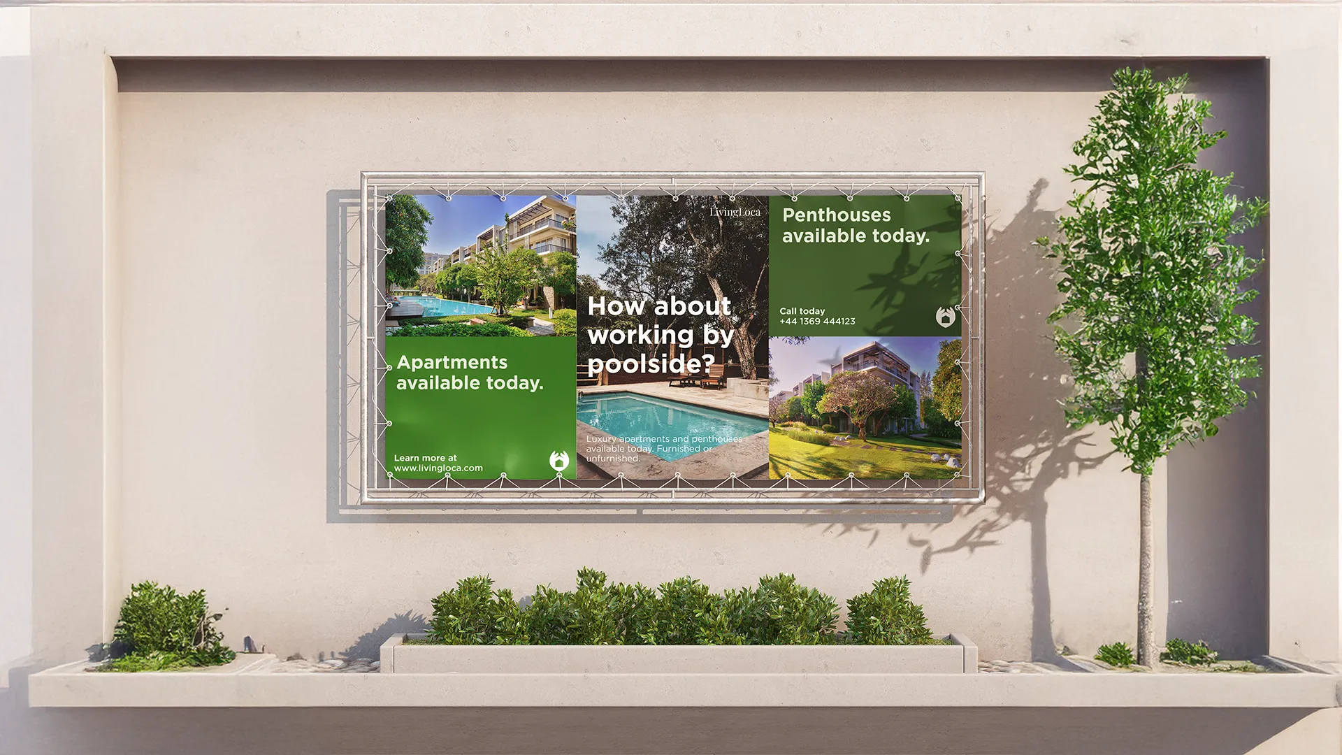 Outdoor signage design