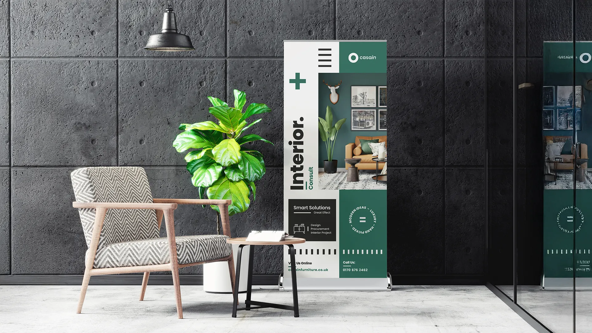 Roller banner design