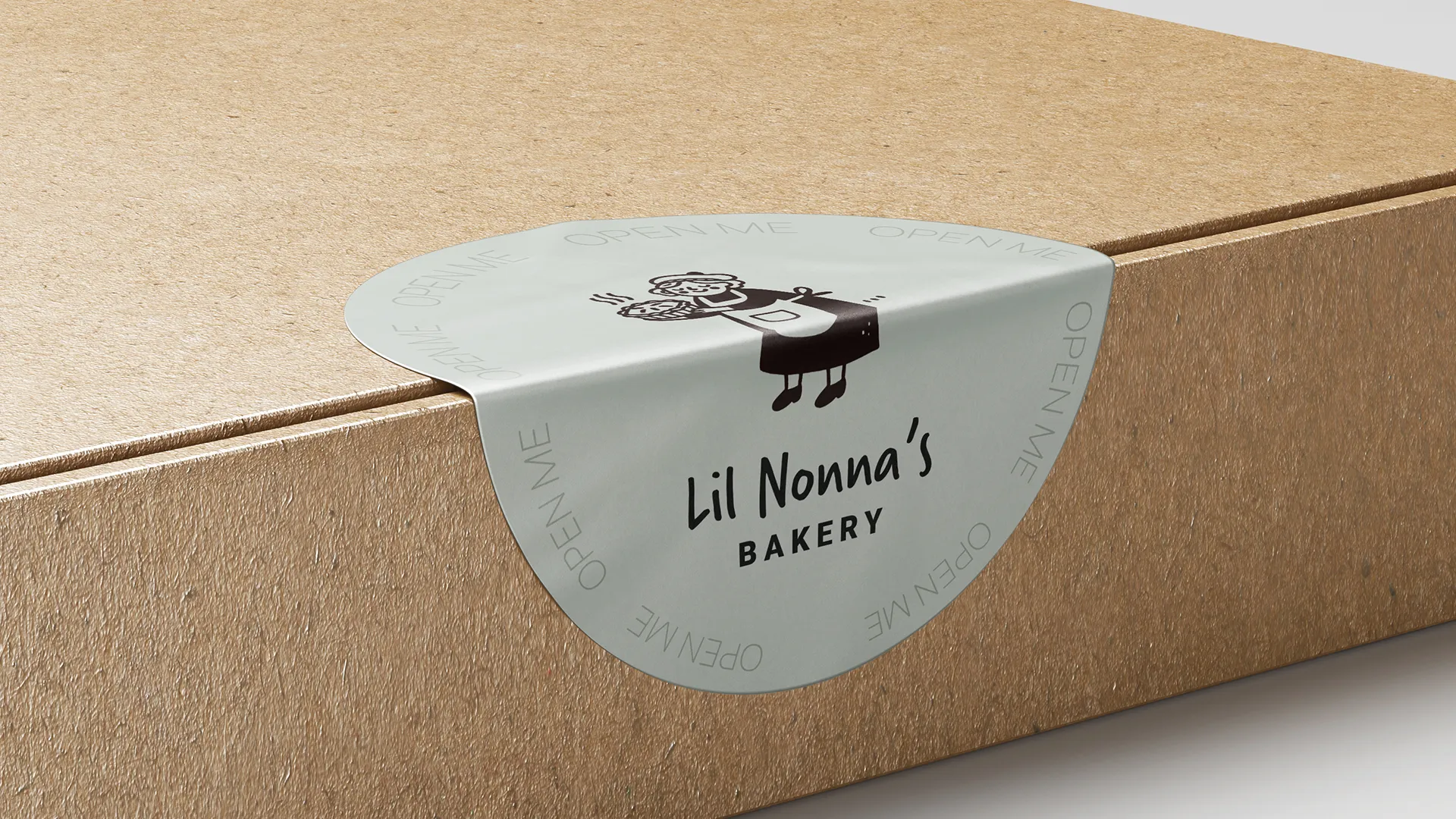 Sticker design mockup