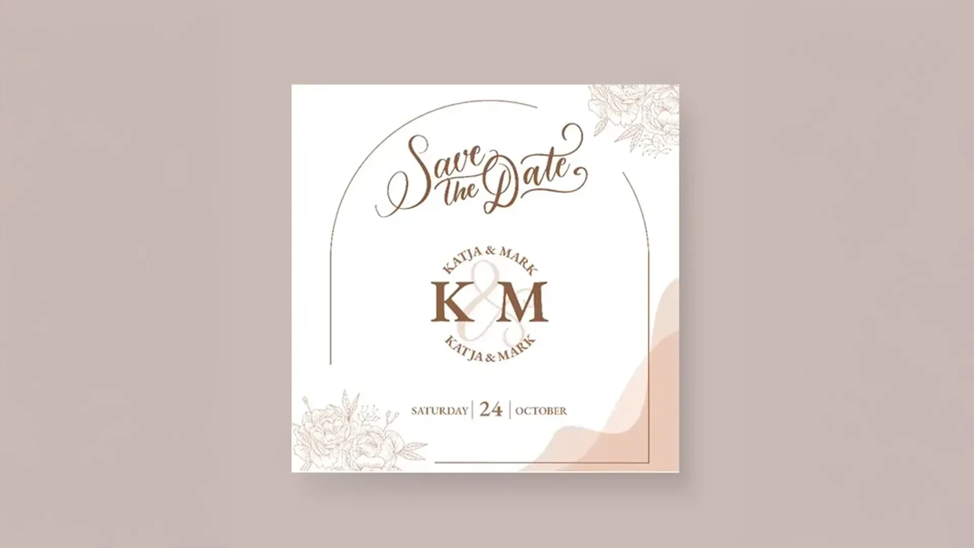 Wedding stationery design