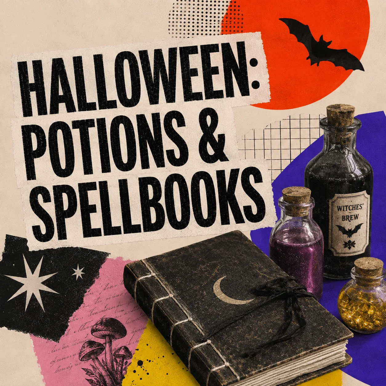 Halloween spellbook and potion-making workshop at Rigma Studio in Glasgow
